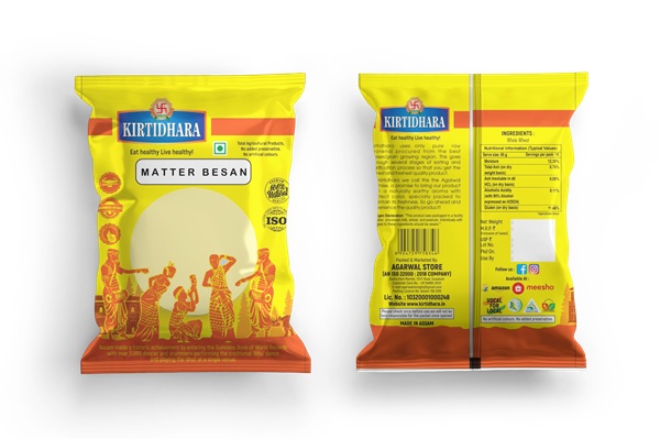 Matter Besan packaging